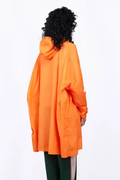 Vestes*Gertrude Anorak Coupe-Vent De Poche En Nylon Fin Titi Orange