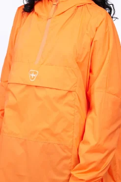Vestes*Gertrude Anorak Coupe-Vent De Poche En Nylon Fin Titi Orange