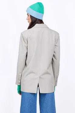 Vestes & Surchemises*Gertrude Blazer Droit Coupe Droite Camelia Dust