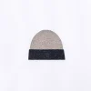 Bobs & Bonnets*Gertrude Bonnet Bicolore Unisexe Chinee Gio Night/Light Grey