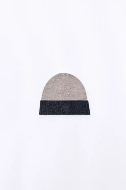 Bobs & Bonnets*Gertrude Bonnet Bicolore Unisexe Chinee Gio Night/Light Grey