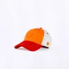 Casquettes*Gertrude Casquette Colorblock Avec Logo En Silicone Billy Orange/Rouge