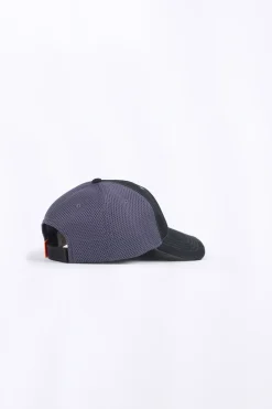 Casquettes*Gertrude Casquette Effet Use Avec Logo En Silicone Billy Vintage Black