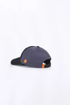 Casquettes*Gertrude Casquette Effet Use Avec Logo En Silicone Billy Vintage Black