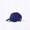 Casquettes*Gertrude Casquette Unie Avec Logo En Silicone Billy Worker Blue