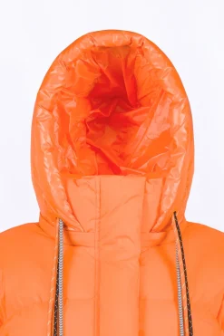 Doudounes Courtes*Gertrude Doudoune Courte Bi-Matiere Lili Orange