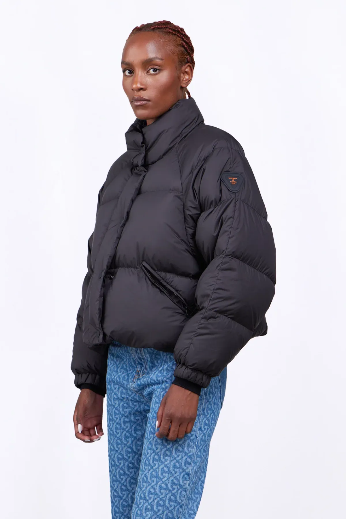 Doudounes Courtes*Gertrude Doudoune Courte Bouffante Emmanuelle Black