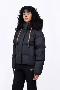 Doudounes Courtes*Gertrude Doudoune Courte Mate Lili Gum Black