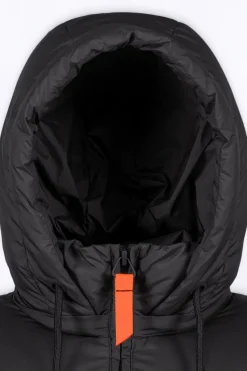 Doudounes Longues*Gertrude Doudoune Mi-Longue Droite Resserable A La Taille Tamara Black