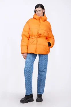 Doudounes Longues*Gertrude Doudoune Oversize Mika Orange
