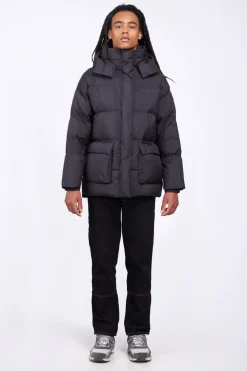 Doudounes Longues*Gertrude Doudoune Oversize Unisexe Mate Manie Texture Black