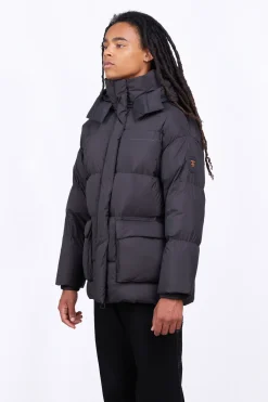 Doudounes Longues*Gertrude Doudoune Oversize Unisexe Mate Manie Texture Black