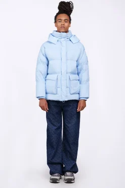 Doudounes Longues*Gertrude Doudoune Oversize Unisexe Mate Manie Texture Hortensia