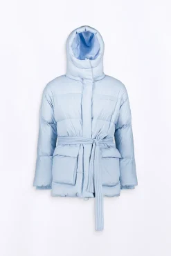 Doudounes Longues*Gertrude Doudoune Oversize Unisexe Mate Manie Texture Hortensia