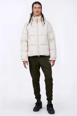 Doudounes Longues*Gertrude Doudoune Regular Homme Bicolore Marcel Duo Ecru