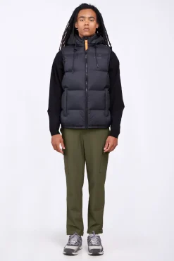Doudounes Courtes*Gertrude Doudoune Sans Manche En Nylon Cesar Mat Black