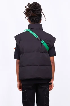 Doudounes Courtes*Gertrude Doudoune Sans Manches En Nylon Epais Cali Black