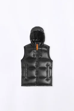 Doudounes & Vestes*Gertrude Doudoune Sans Manches Little Cesar Black