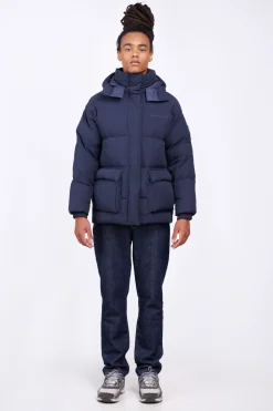 Doudounes Longues*Gertrude Doudoune Unisexe En Nylon Ripstop Epais Manie Wide Night