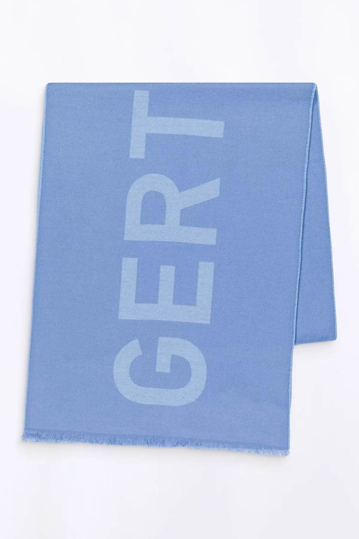 Echarpes & Gants*Gertrude Echarpe Unisexe En Maille Jacquard Bicolore Mathilde Hortensia