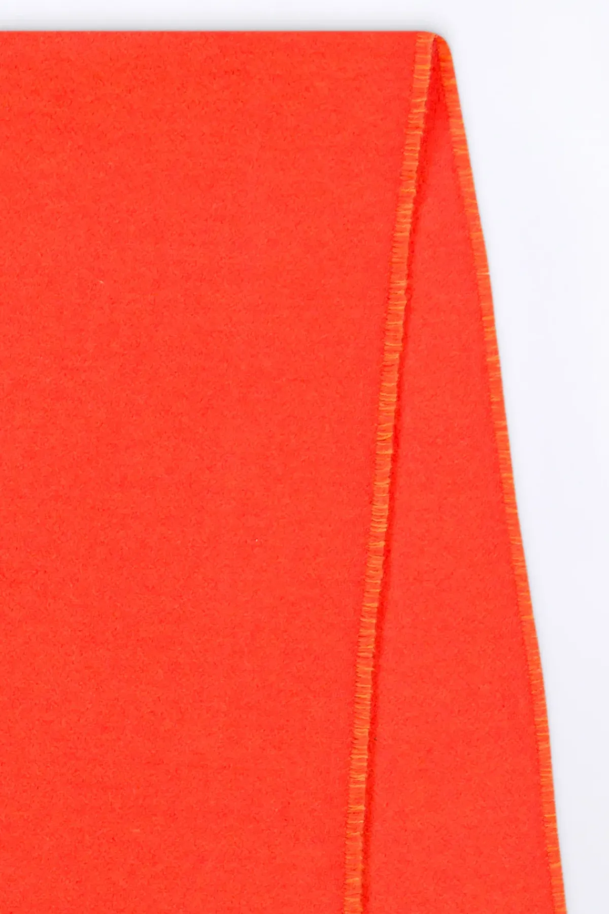 Echarpes & Gants*Gertrude Echarpe Unisexe En Maille Jacquard Bicolore Mathilde Orange