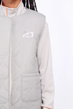 Vestes & Surchemises*Gertrude Gilet Sans Manches Reversible Desiree Dust