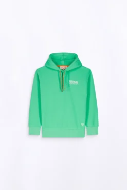 Sweatshirts & Hoodies*Gertrude Hoodie A Capuche Imprime Dos Little Charly Circle Opaline