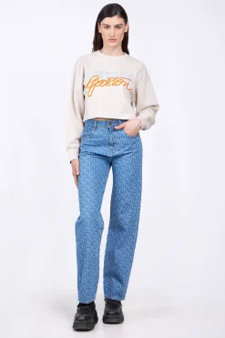 Pantalons*Gertrude Jeans Boyfriend Taille Haute Monogramme Stella 6 Month