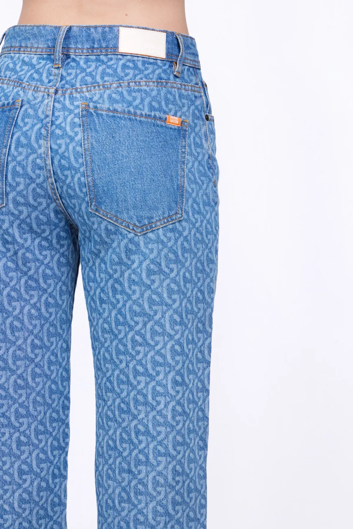 Pantalons*Gertrude Jeans Boyfriend Taille Haute Monogramme Stella 6 Month