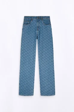 Pantalons*Gertrude Jeans Boyfriend Taille Haute Monogramme Stella 6 Month