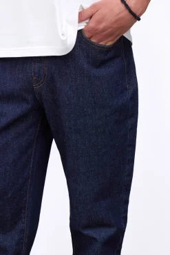 Pantalons*Gertrude Jeans Coupe Droite Double Delavage James Brut