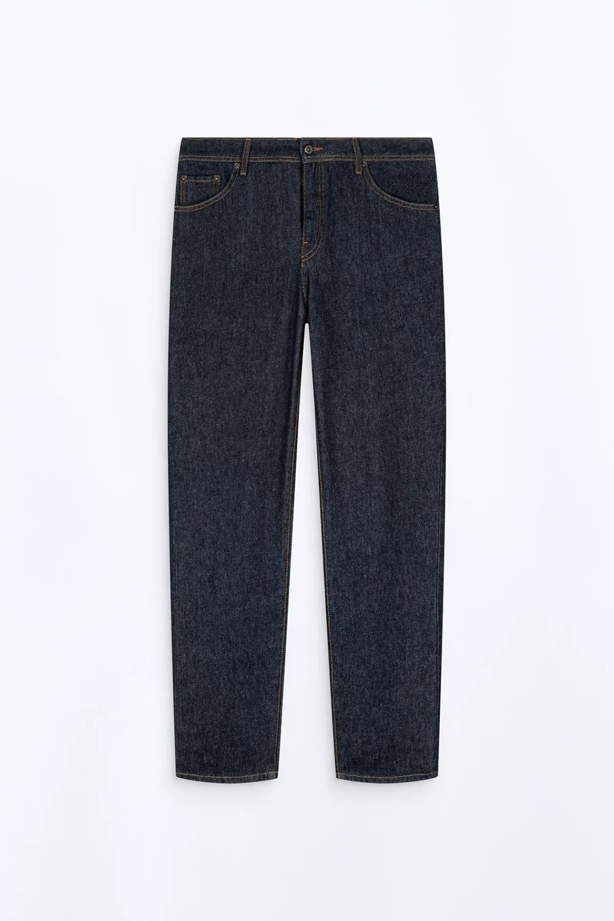 Pantalons*Gertrude Jeans Coupe Droite Double Delavage James Brut