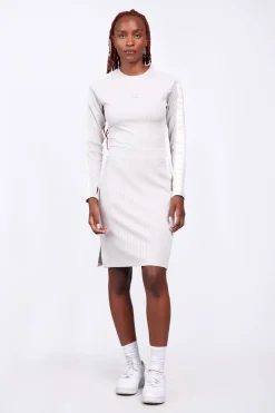 Robes & Jupes*Gertrude Jupe Crayon En Maille Adama Ciment