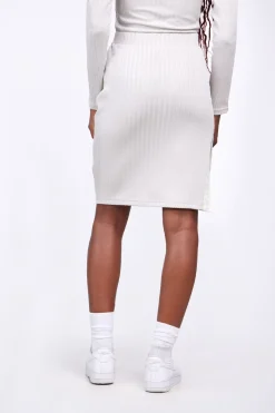 Robes & Jupes*Gertrude Jupe Crayon En Maille Adama Ciment
