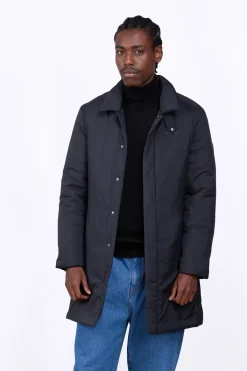Vestes*Gertrude Manteau En Nylon Leger Coupe Droite Claude Black