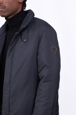 Vestes*Gertrude Manteau En Nylon Leger Coupe Droite Claude Black