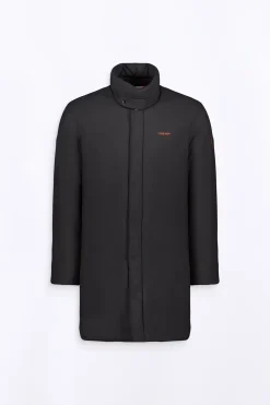 Vestes*Gertrude Manteau En Nylon Leger Coupe Droite Claude Black