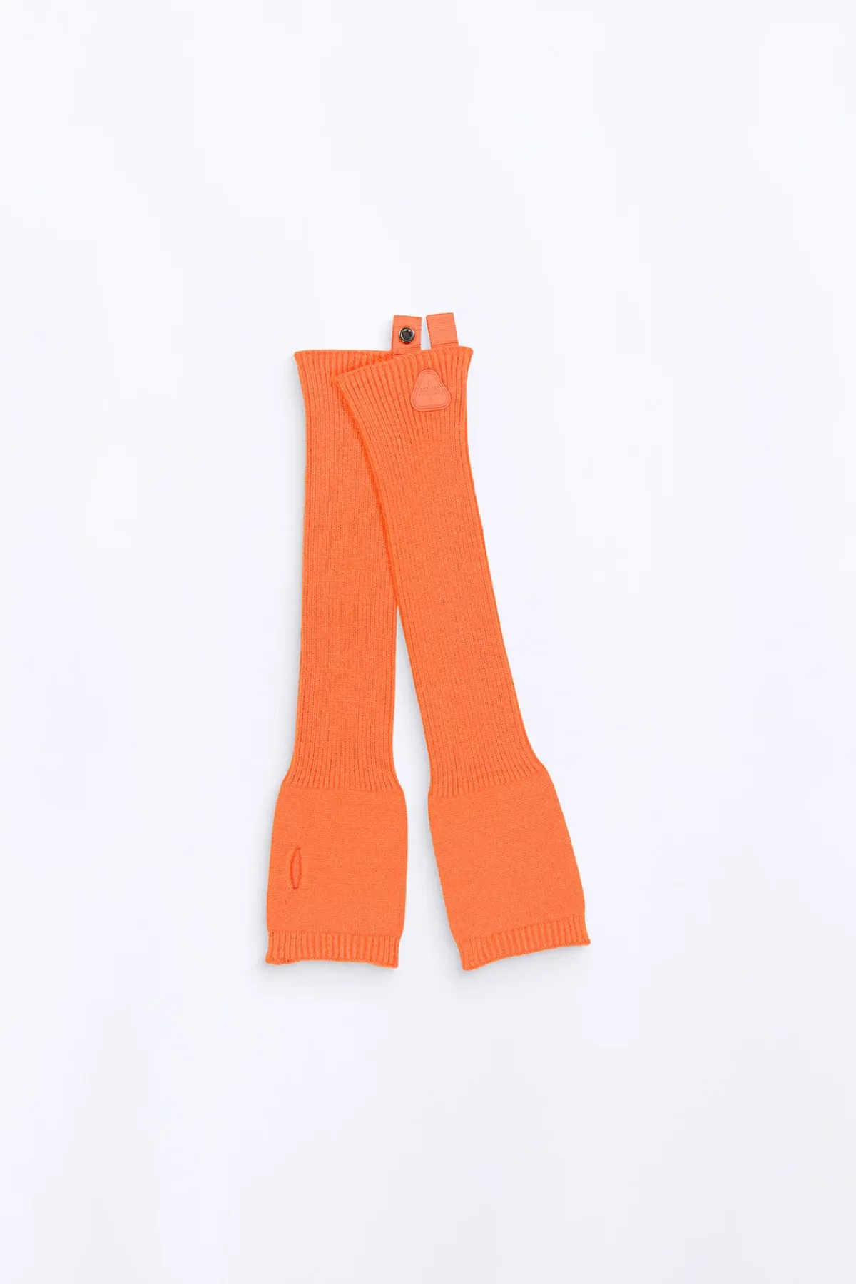 Echarpes & Gants*Gertrude Mitaines Longues En Maille Kitty Orange