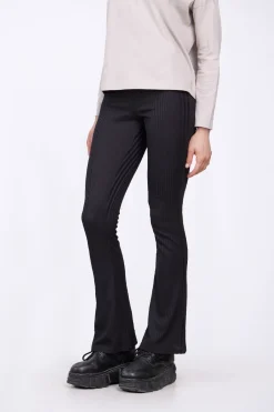 Pantalons*Gertrude Pantalon Ajuste Coupe Flare Minerva Black