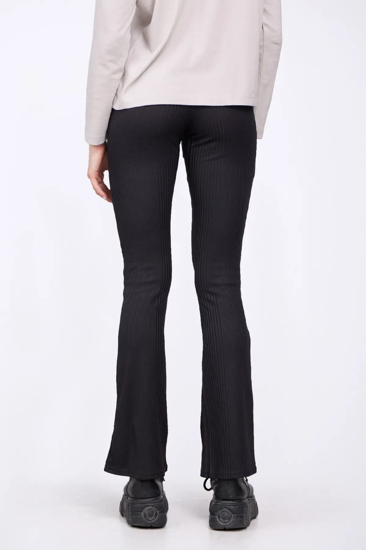 Pantalons*Gertrude Pantalon Ajuste Coupe Flare Minerva Black