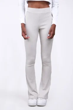 Pantalons*Gertrude Pantalon Ajuste Coupe Flare Minerva Ciment
