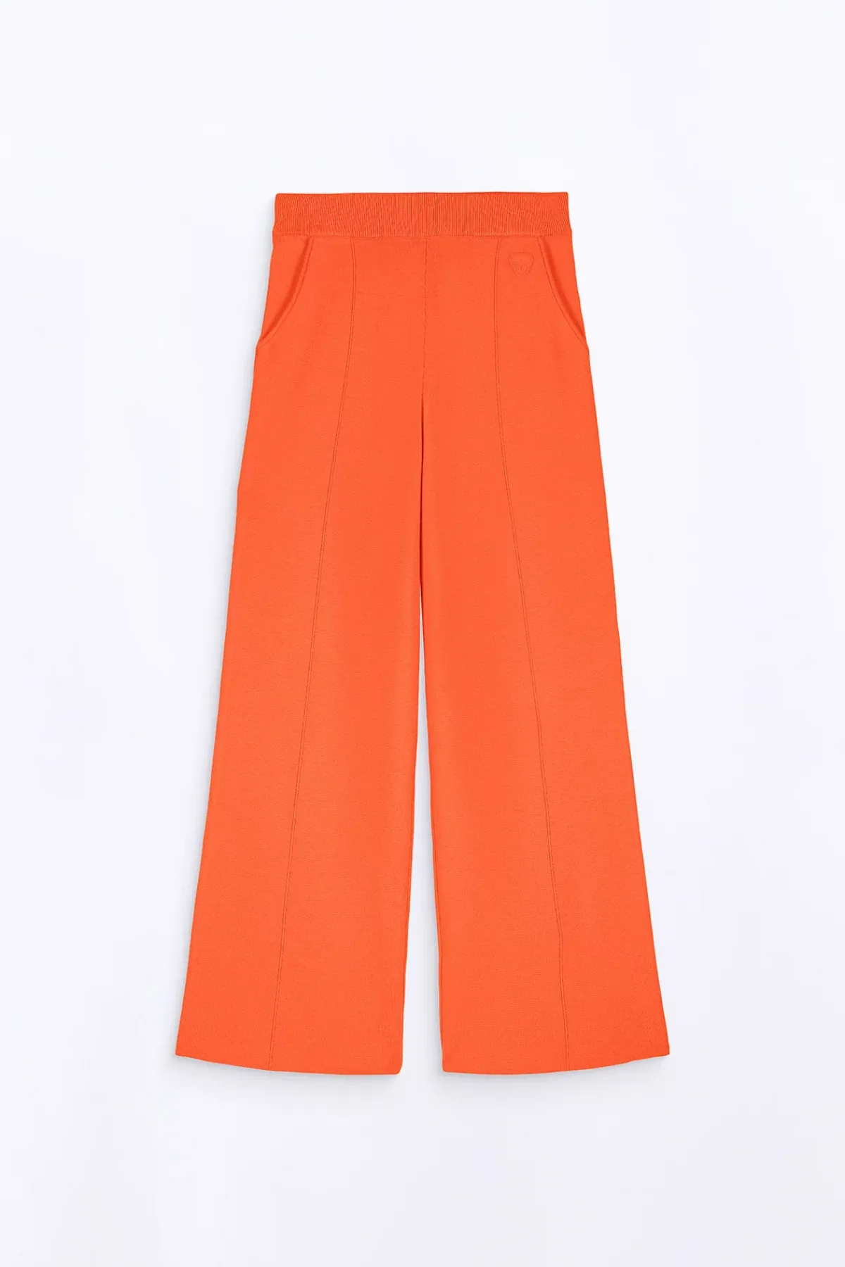 Pantalons*Gertrude Pantalon Ample En Maille Annie Orange
