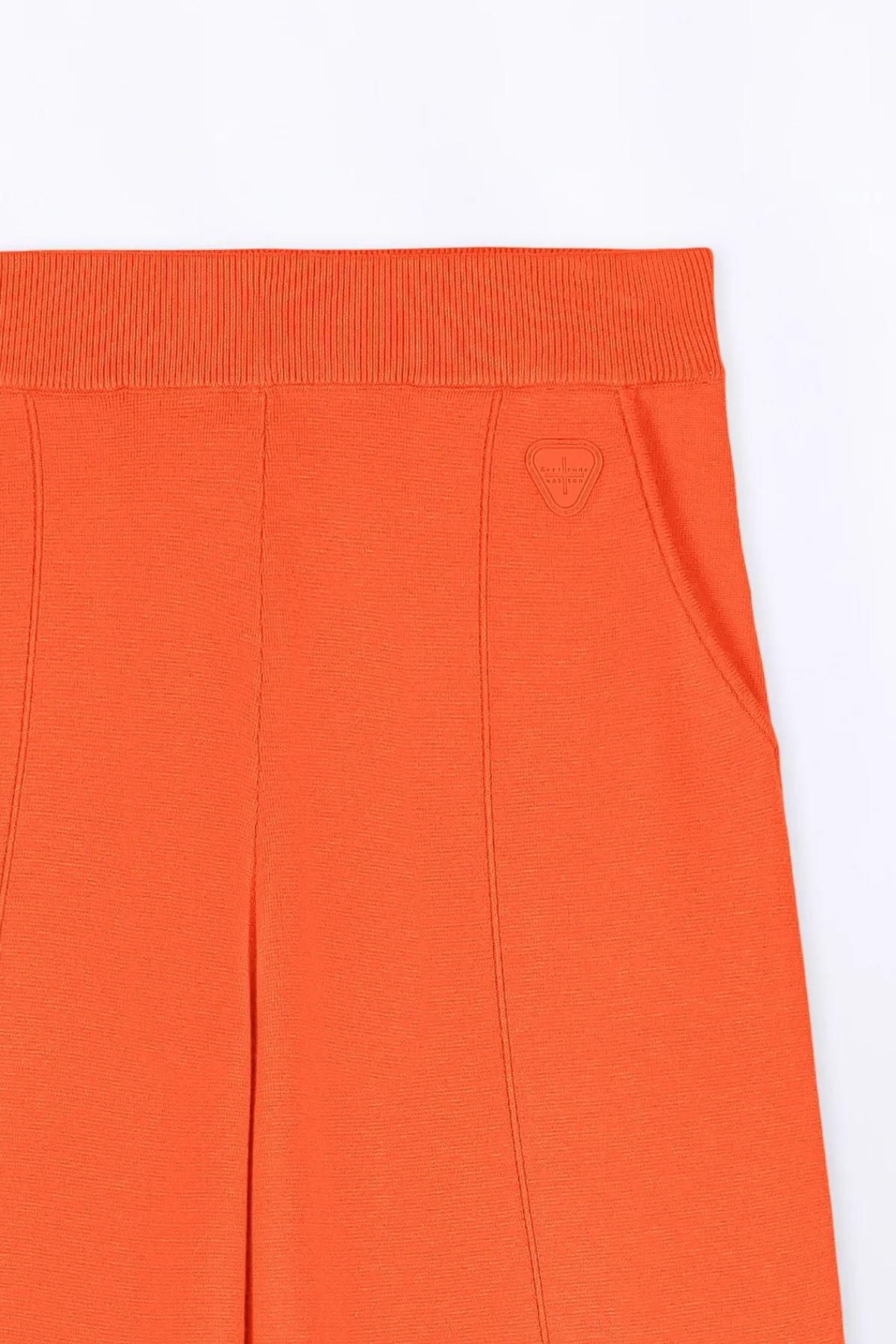Pantalons*Gertrude Pantalon Ample En Maille Annie Orange
