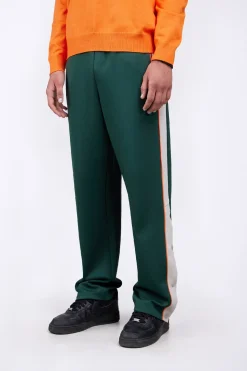 Pantalons*Gertrude Pantalon De Jogging Bandes Contrastees Maxence Dark Green
