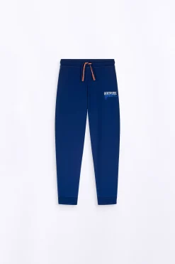 Pantalons*Gertrude Pantalon De Jogging Little Matty Br Worker Blue