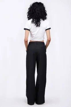 Pantalons*Gertrude Pantalon De Tailleur Ample Ariane Black