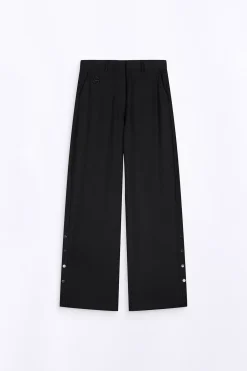 Pantalons*Gertrude Pantalon De Tailleur Ample Ariane Black