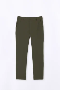 Pantalons*Gertrude Pantalon Droit Coupe Tailleur Roger Kaki