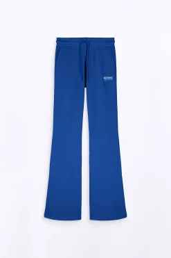 Pantalons*Gertrude Pantalon Jogging Flare Taille Haute Nanou Worker Blue