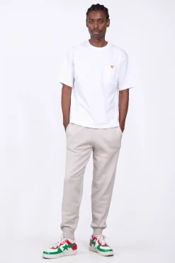 Pantalons*Gertrude Pantalon Unisexe En Maille Coupe Jogging Maxime Ciment